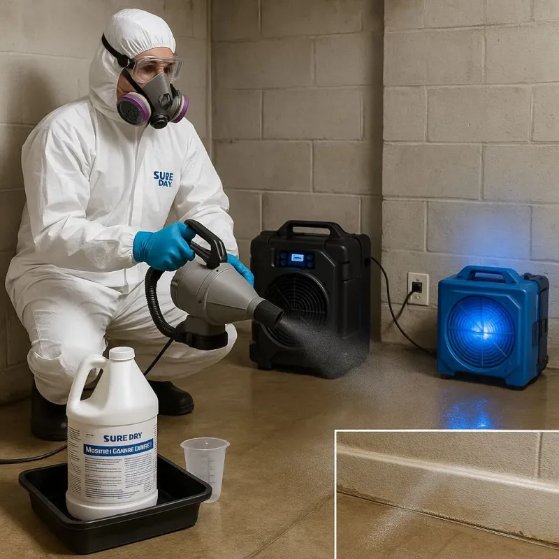 Sanitization and Odor Removal process in Woodmoor, CO