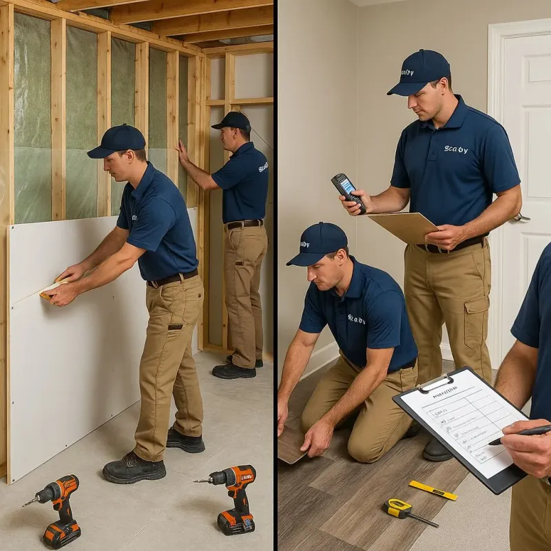 Repairs and Reconstruction process in Woodmoor, CO